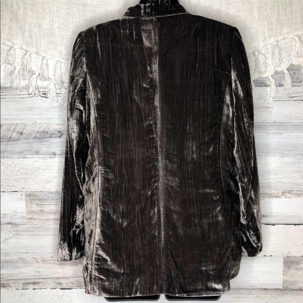 NWT H & M Crushed Velvet Blazer size 10 - Picture 6 of 12